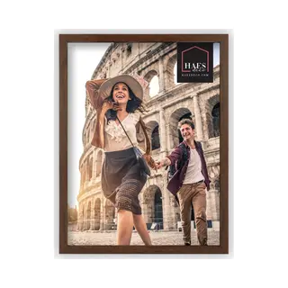 Haes Deco - Houten Fotolijst Roma Bruin Voor 1 Foto Formaat 30x40 - SP13840