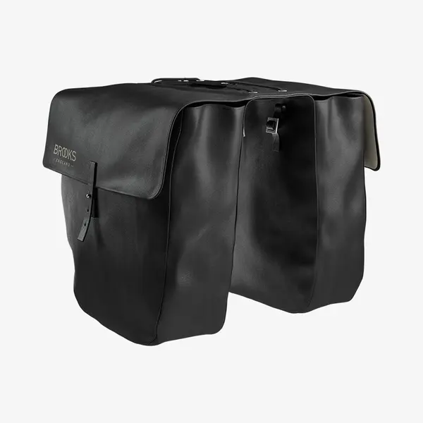 Brooks Brick Lane Pannier Hinterrad Fahrradtasche 15 L Canvas, Leder Schwarz thumbnail