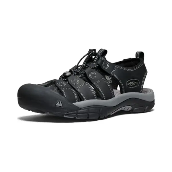 Keen Herren Newport Sandalen, Black Steel Grey, 44.5 Eu thumbnail