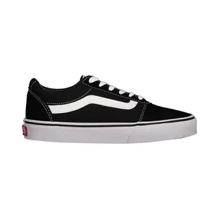 Vans Damen Ward Sneaker, (Suede/Canvas) Black/White, 35 Eu