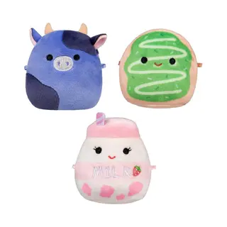 Micromallows SQMM0193-3er Pack, Superweiche Mini-Squishmallows, 6, 5 Cm Plüschfiguren (Ingred, Amelie, Daisuke)