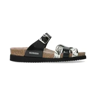 Mephisto Helma - Dames Sandaal - Zwart - Maat 42 (Eu) 8 (Uk)