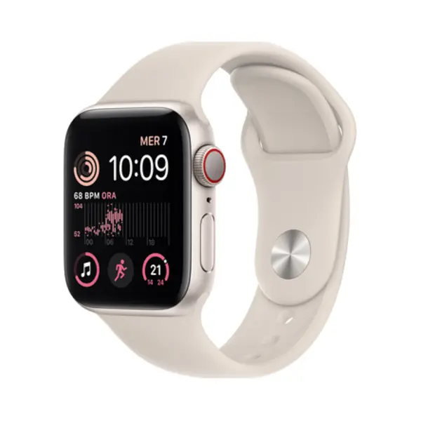 Apple Watch Se Oled 40 mm Digitaal 324 x 394 Pixels Touchscreen 4G Beige Wifi Gps thumbnail