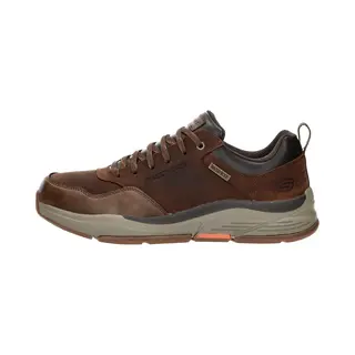 Skechers Relaxed Fit, Benago - Hombre Veterschoenen Laag - Donkerbruin - Maat 39.5