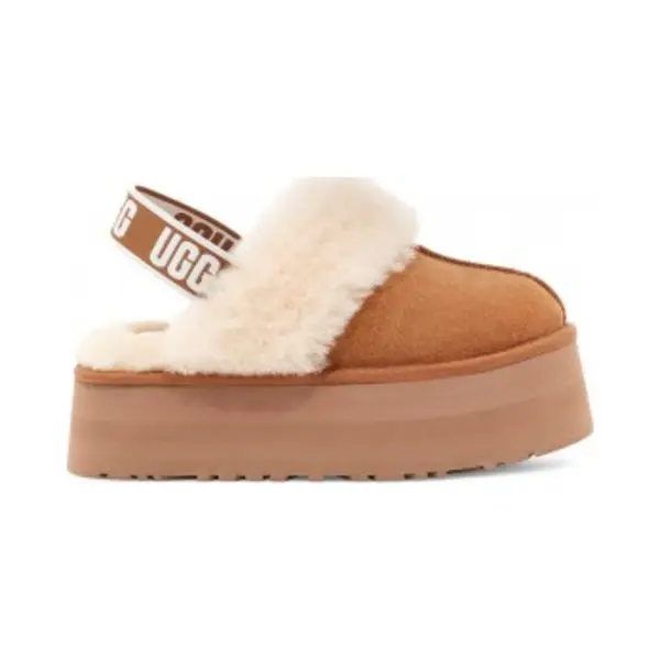 Ugg Female Funkette Slipper, Chestnut, 8 (Uk) thumbnail