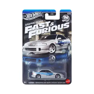 Hot Wheels Fast & Furious Car, -Themed Toy Car (Styles May Vary) [Walmart Exclusive]