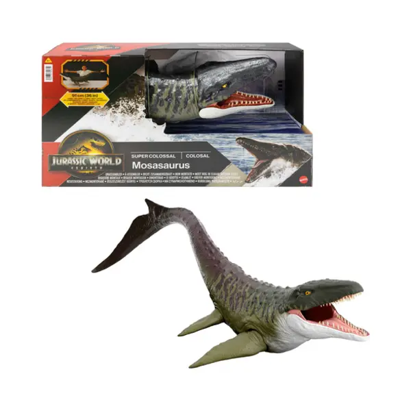 Mattel Jurassic World Superkolossale Mosasaurus thumbnail