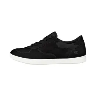 Ecco Vrije Tijd Minimalistische Retro Lace Sneakers Dames, Zwart.