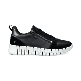 Ecco Gruuv W Dames Sneakers - Zwart