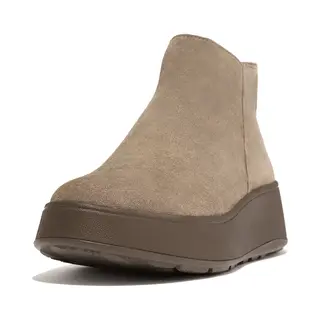 Fitflop F-Mode Lederstiefeletten Schwarz