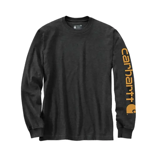 Carhartt, Herren, Hemden, Sleeve Logo L/S, Grau, (S) thumbnail