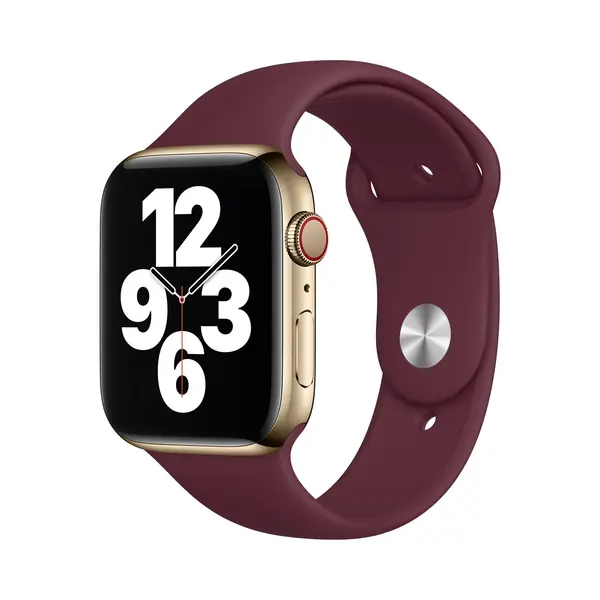 Apple Sport Band Voor De Apple Watch Series 1 - 9 / Se (38/40/41 Mm) - Maat S/M - Plum thumbnail