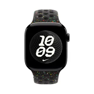 Apple MGAF4ZM/A Smart Wearable Accessories Band Black Aluminium, Fluoroelastomer