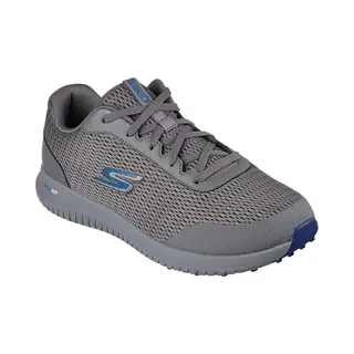 Skechers Mens Shoe-Go Golf Max 2 Fairway 3 Sneaker, Charcoal Textile/Navy Trim, 10.5 Uk