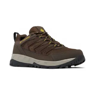 Columbia Strata Trail Low Wasserdichter Wanderschuh Für Herren, Cordovan/Goldgelb, 44 Eu