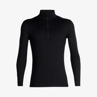 Icebreaker 200 Oasis Half Zip Langarmshirt Marineblau - L
