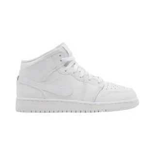 Air Jordan Jordan 1 Mid Triple White (2023) (Gs), Uk 3.5
