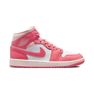 Nike Air Jordan 1 Mid Strawberries And Cream (Women's) - BQ6472-186 - Maat 44.5 - Kleur Als Op Foto - Schoenen