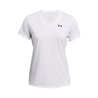 Under Armour Damen Tech Ssv- Solid, Trainings-T-Shirt Für Damen, Kurzärmeliges Funktionsshirt Mit V-Ausschnitt Für Das Training