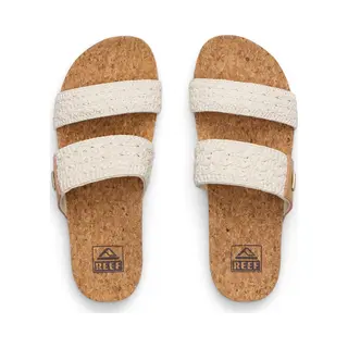Reef Cushion Vista Damen Sandalen Braun Weiß - 37.5