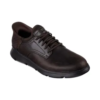 Skechers Men's Garza Gervin With Slip-in Technology Moccasin, Chocolate, 11 Uk