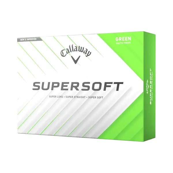 Callaway SuperSoft 2025 Golfballen - Groen - 12 Stuks thumbnail
