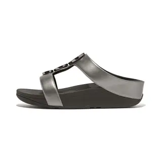 Fitflop Halo Bead-Circle Metallic Toe-Post Sandals