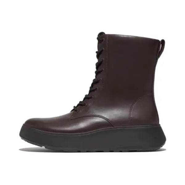 Flache Schnürstiefeletten Aus Leder Frau FitFlop F-Mode thumbnail