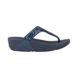 Fitflop Lulu Kristallverzierte Zehensteg-Sandalen Für Damen, Lulu Kristallverzierung, Zehensteg-Sandalen, Navy, 40 Eu