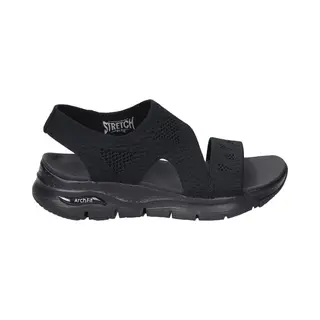 Skechers Damen Arch Fit Brightest Day, Schwarz Gestrickt, 39 Eu