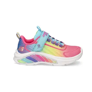 Skechers Mädchen Rainbow Cruiser, Türkis/Multi, 2.5 Little Kid