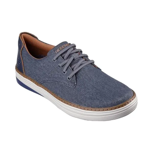 Skechers Men's Hyland Ratner Casual Shoes, Navy Canvas, 10 Uk thumbnail