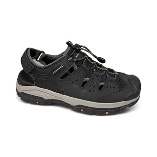 Skechers For Man. 205113 Relaxed Fit Sandals, Tresmen - Menard Black (44), Flat, 1 To 3 Cm, Laces, Casual, Sport, Sportswear, Multisport
