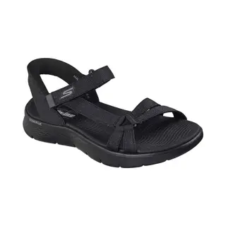 Skechers Go Walk Flex Illuminate Sandal In Black