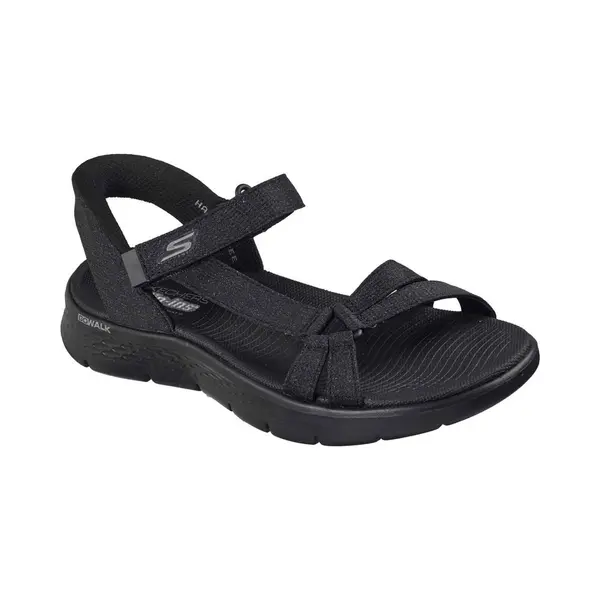 Skechers Go Walk Flex Illuminate Sandal In Black thumbnail