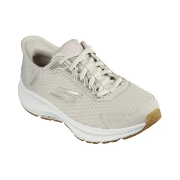 Skechers Women's Hands Free Slip-ins Go Run Consistent 2.0 Endure Sneaker, Natural/Pink, 7 Uk thumbnail