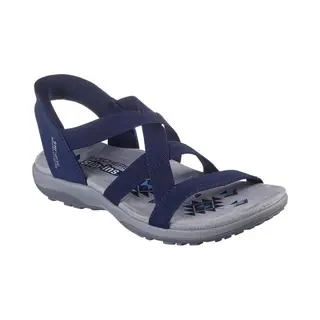 Skechers Reggae Slim Stretch Flex Sandal In Navy