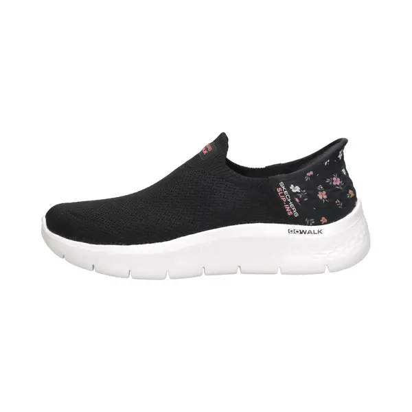Skechers Damen Go Walk Flex Sunset Rose Hands Free Slip-In-Sneaker, Schwarz/Rosa, 43 Eu thumbnail