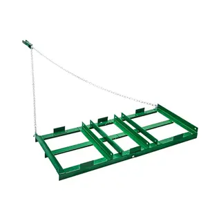Vevor Treeg, 1220 X 500 Mm, Nivellerende Hark, Met Stangen En Ketting 1830 Mm, Grindpad, Nivelleringsgereedschap, Voor Mountainbike, Utv,