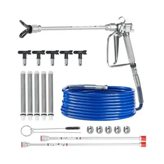 Vevor Airless Verfspuitpistool Slangenset 3600PSI Met Verlengstangen