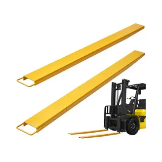 Vevor 2er-Set Gabelverlängerungen 2130 Mm Zinkenverlängerung 1, 815 Tonnen Tragfähigkeit Gabelzinken Q235 Kohlenstoffstahl Einteiliges Design