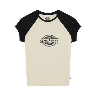 Dickies, Damen, Shirts, Forth Shaw Raglan Tee Ss W, Schwarz, (S)