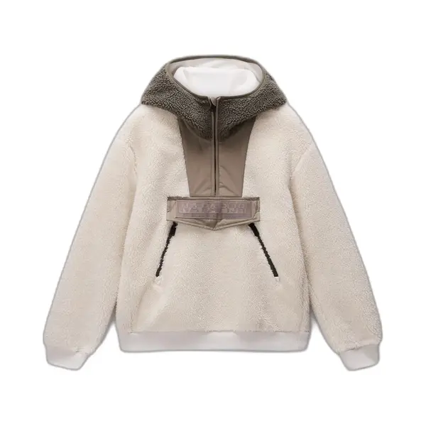 Napapijri Seline Half-Zip Hooded Fleece Sweater Dames - Maat M thumbnail