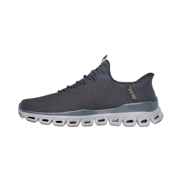 Skechers Men's Glide-Step Noxus Hands Free Slip-in Sneaker, Dunkelgrau, 39 Eu thumbnail