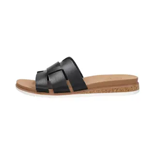 Skechers Desert Kiss Low Peak Look, Damen Schiebe-Sandalen, Black,