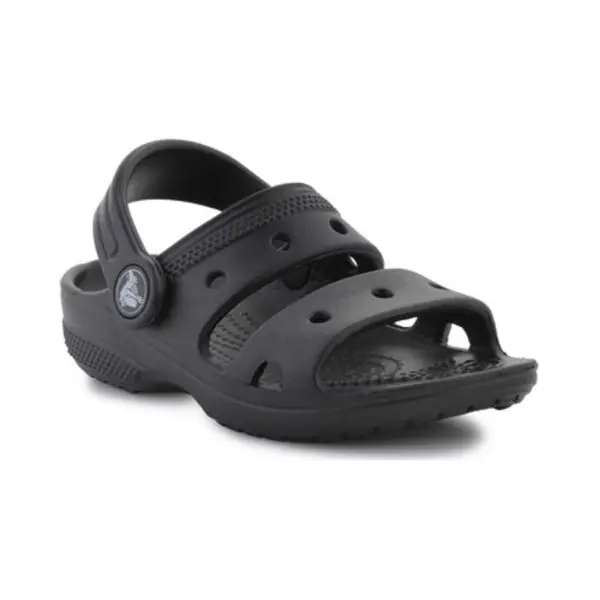 Crocs Unisex Kinder Classic Crocs Sandal T Sandalen, Black, 24/25 Eu thumbnail