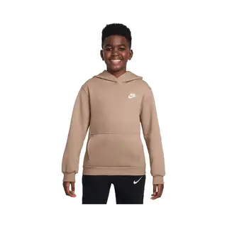 Nike Sportswear Club Fleece Hoodie In De Kleur Ecru.