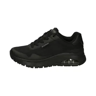 Skechers Street Los Angeles 177794 Uno Flex Spring Black Sportschuhe Für Damen Aus Stoff, Schwarz, 39 Eu