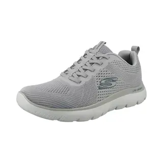 Skechers Summits Eckler Gynv Grey Navy Mens Trainers 232963 In A Plain Textile In Size 8