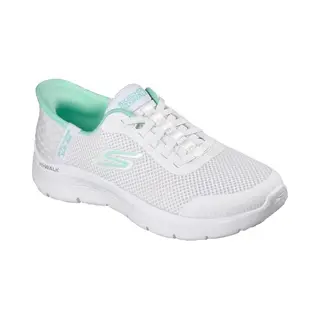 Skechers Damen Go Walk Flex Grand Entry Slip-On, Weißer Textilbesatz, 38 Eu